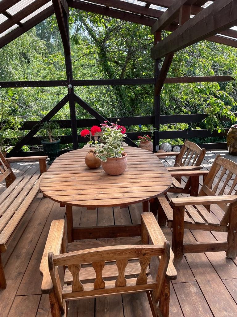 Große Dachterrasse mit Fernblick